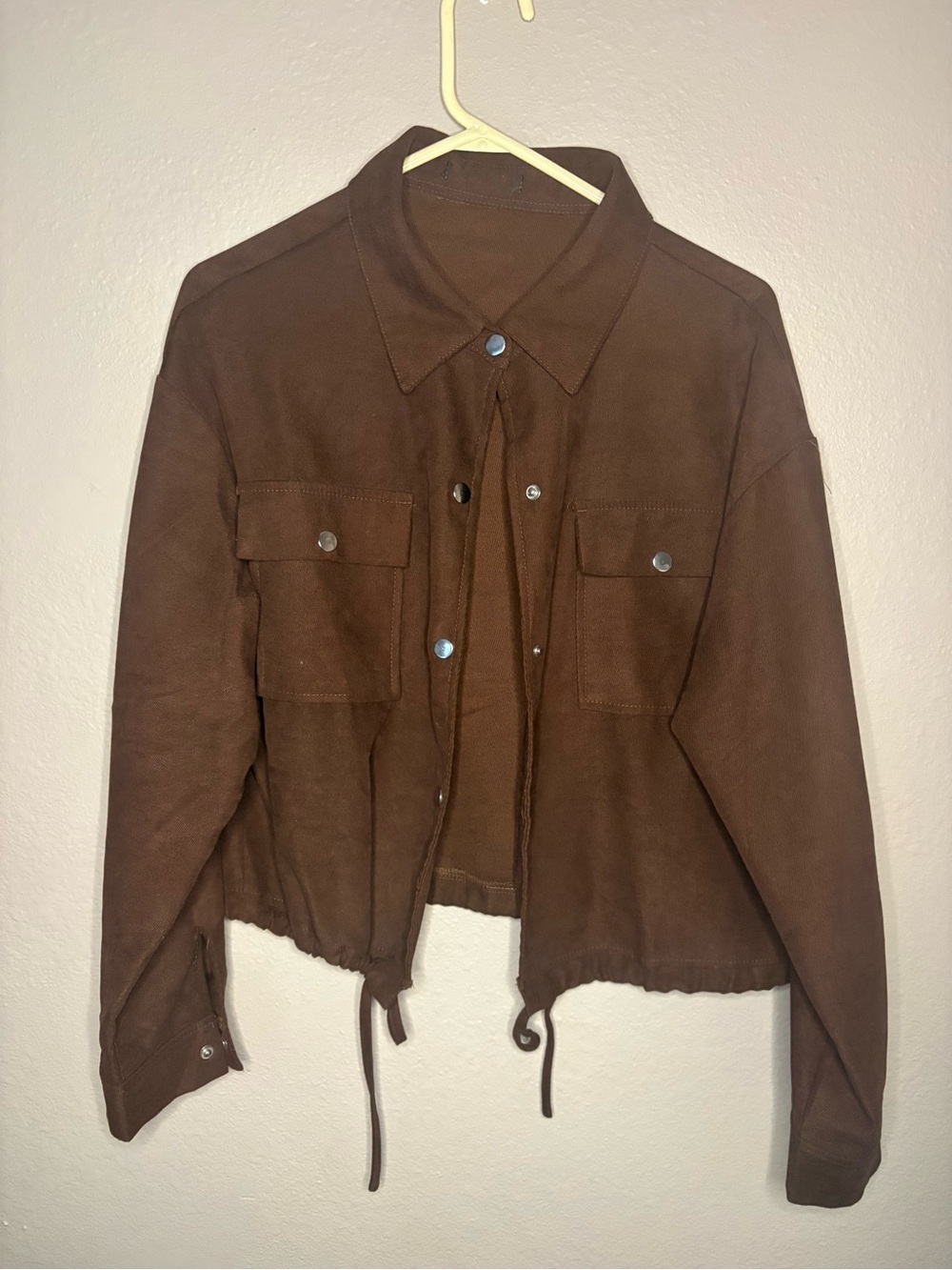 Women's lightweight brown jacket